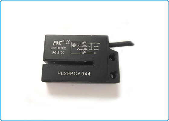 PNP NPN Electric Label Sensor Źródło światła podczerwonego dla naklejki Etykieta w maszynie pakującej