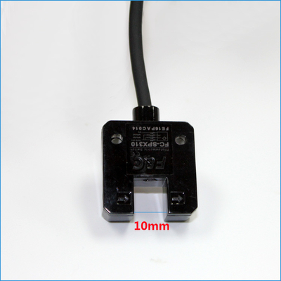 12V 10mm, czujnik podczerwieni, szczelinowy, optyczny, czujnik, NPN 4 Wire, fotoelektryczny przełącznik